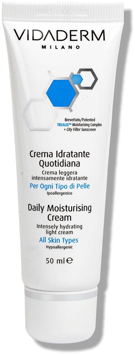 Vidaderm Daily Facial Moisturising Cream Light Texture Trealix Complex 50 ml