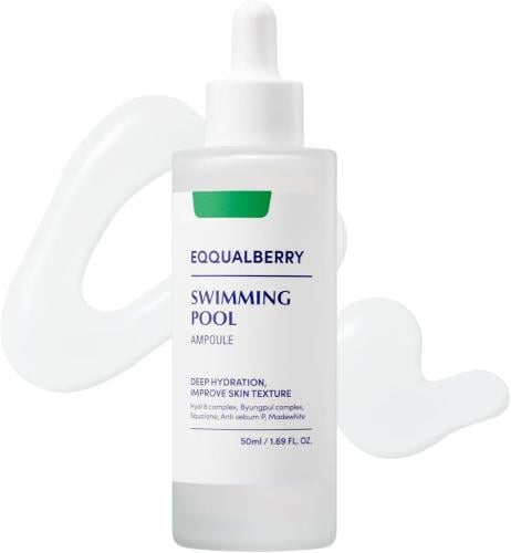 Eqqualberry Swimming Pool Ampoule Hydrating Soothing Hyal 8 Complex Squalane 50 ml