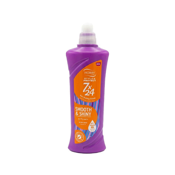 Hobby Smoothing & Protecting Hair Cream Lightweight Frizz Control Natural Shine 250ml