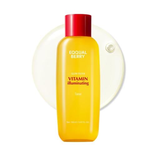 Eqqualberry Glow Filter Vitamin Illuminating Toner Brightening Hydrating 150 ml