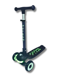 Tinywheel Light Up 3-Wheel Kick Scooter Self-Balancing Blue Purple