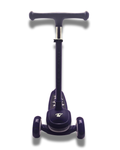 Tinywheel Light Up 3-Wheel Kick Scooter Self-Balancing Blue Purple