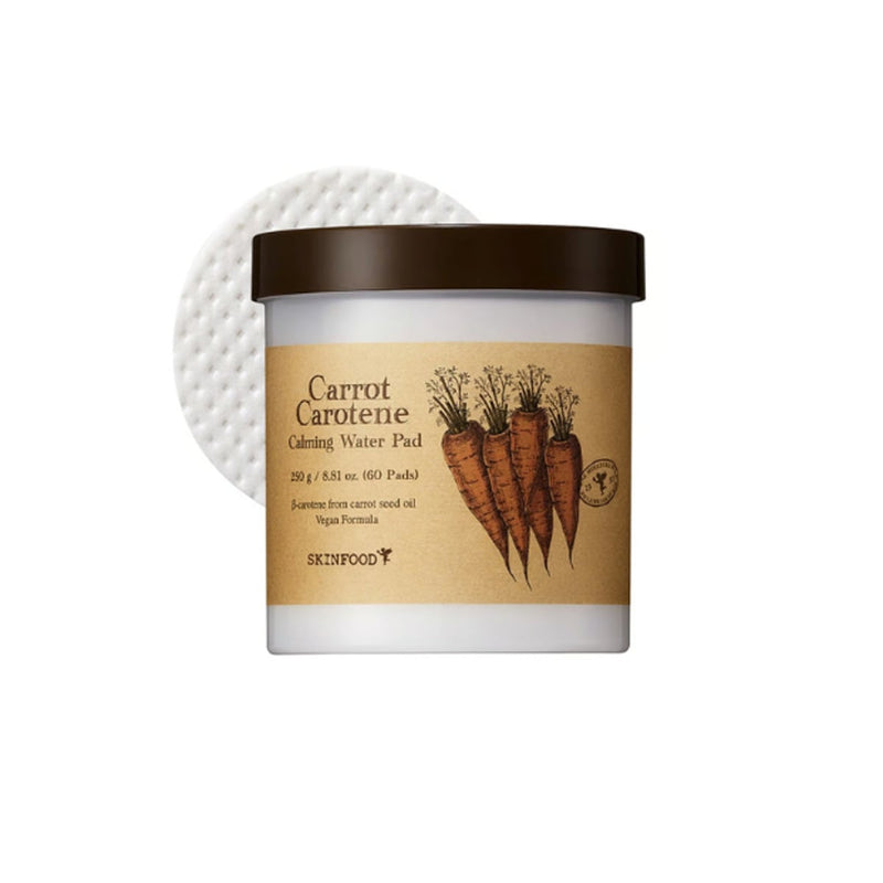 Skinfood Carrot Carotene Calming Water Pads, 60 Count