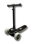 Tinywheel Light Up Scooter Black, 3-Wheel Self-Balancing Kids Scooter