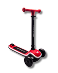 Tinywheel Light Up Scooter Red, 3-Wheel Self-Balancing Kids Scooter with LED Wheels and Deck