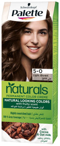 Palette Pnc 5-0 Light Brown Permanent Hair Colour Cream