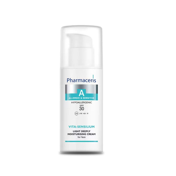Pharmaceris Deeply Moisturizing Cream Lightweight Face Moisturizer for Hypersensitive Skin 50 ml