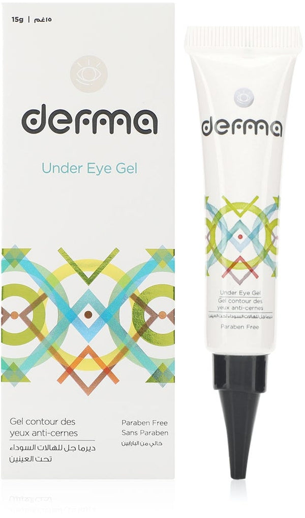 Derma Undereye Cream Gel, Firming Eye Care, 15 g