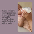 Tommee Tippee Complete Newborn Feeding Kit with Steriliser, Bottle Warmer and Soothers, Black