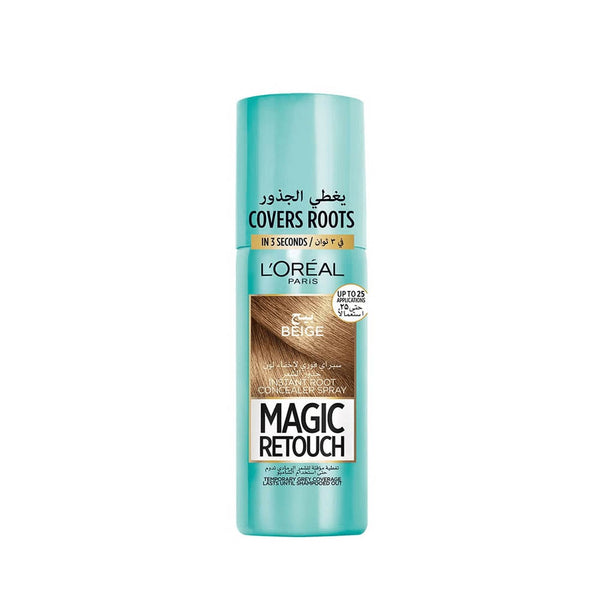 L'Oreal Paris Magic Retouch Temporary Hair Color Spray Root Concealer Beige 75ml
