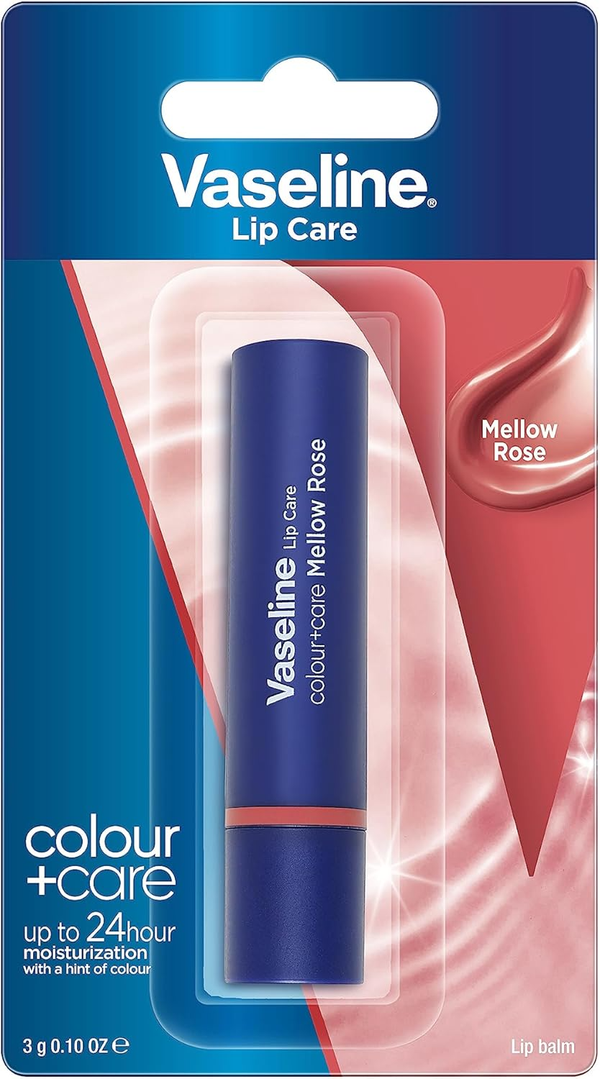Vaseline Lip Therapy Colour + Care Tinted Lip Balm Mellow Rose