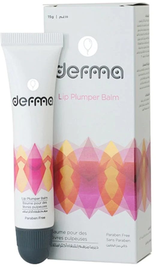 Derma Lip Plumper Balm, Volulip, Jojoba Oil, Shea Butter, Beeswax, 15 g