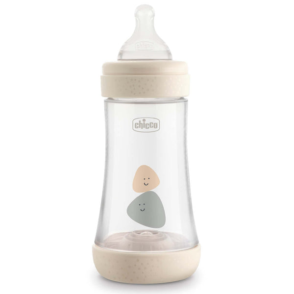 Chicco Perfect5 Feeding Bottle Soft Silicone Teat Unscrewable Base 240 ml