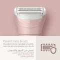 Philips Cordless Wet & Dry Lady Shaver BRL128/10 with Trimming Comb