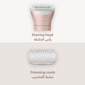 Philips Cordless Wet & Dry Lady Shaver BRL128/10 with Trimming Comb