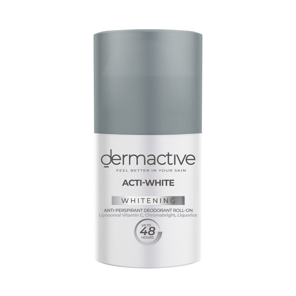 Dermactive ACTI-WHITE Brightening Antiperspirant Roll-On Fragrance Free 60 ml