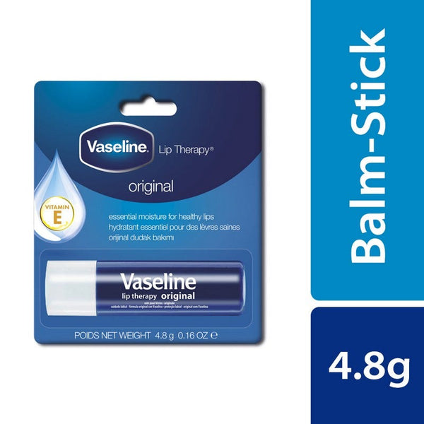 Vaseline Lip Therapy Stick Original Vitamin E Petroleum Jelly 4.8 g