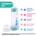 Chicco Perfect5 Feeding Bottle Soft Silicone Teat 300 ml Boy