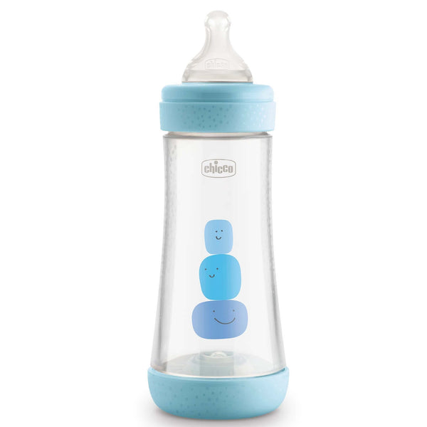 Chicco Perfect5 Feeding Bottle Soft Silicone Teat 300 ml Boy