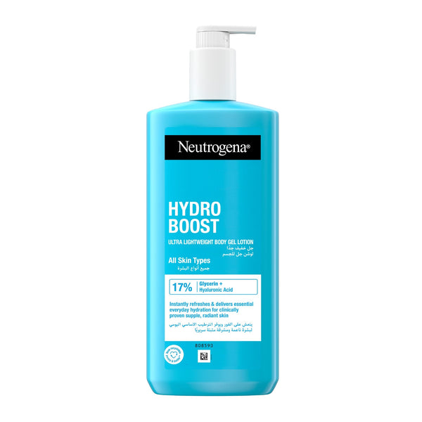 Neutrogena Hydro Boost Body Gel Lotion Hyaluronic Acid Glycerin 400 ml