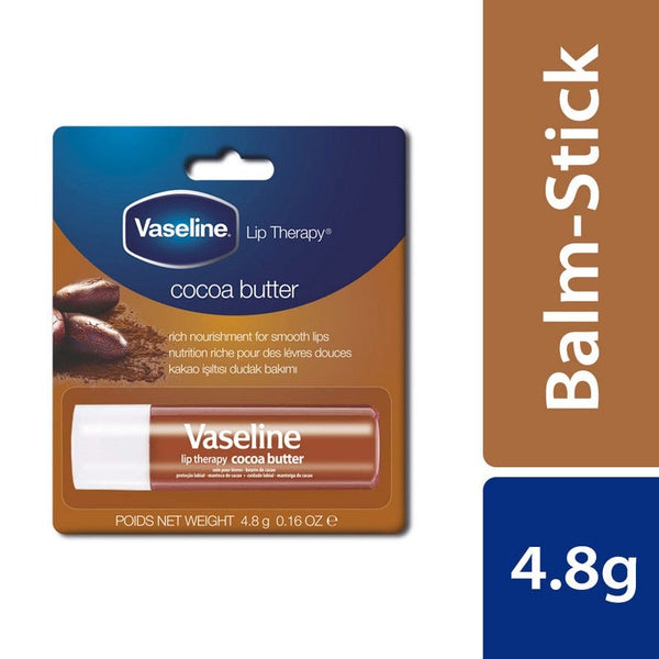 Vaseline Lip Therapy Stick Cocoa Shea Butter Lip Balm