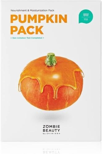 SKIN1004 Madagascar Centella Zombie Beauty Pumpkin Pack Sheet Mask, 16 Pieces