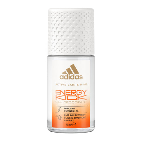 Adidas Active Skin & Mind Energy Kick Roll-On Deodorant Mint Essential Oil 50 ml