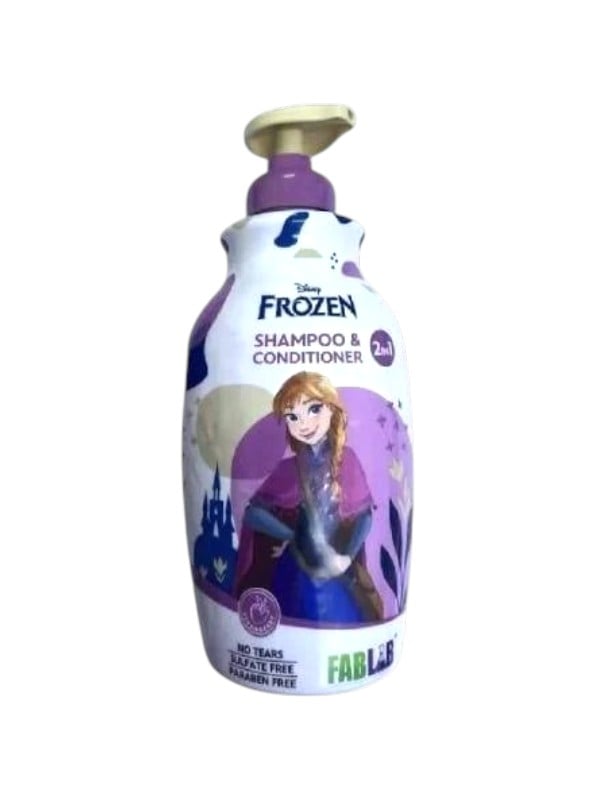 Fab Lab Frozen 2-in-1 Kids' Shampoo & Conditioner Gentle Tear-Free Formula 500ml