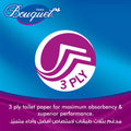 Sanita Bouquet Super Premium Toilet Tissue 3-Ply Soft Absorbent