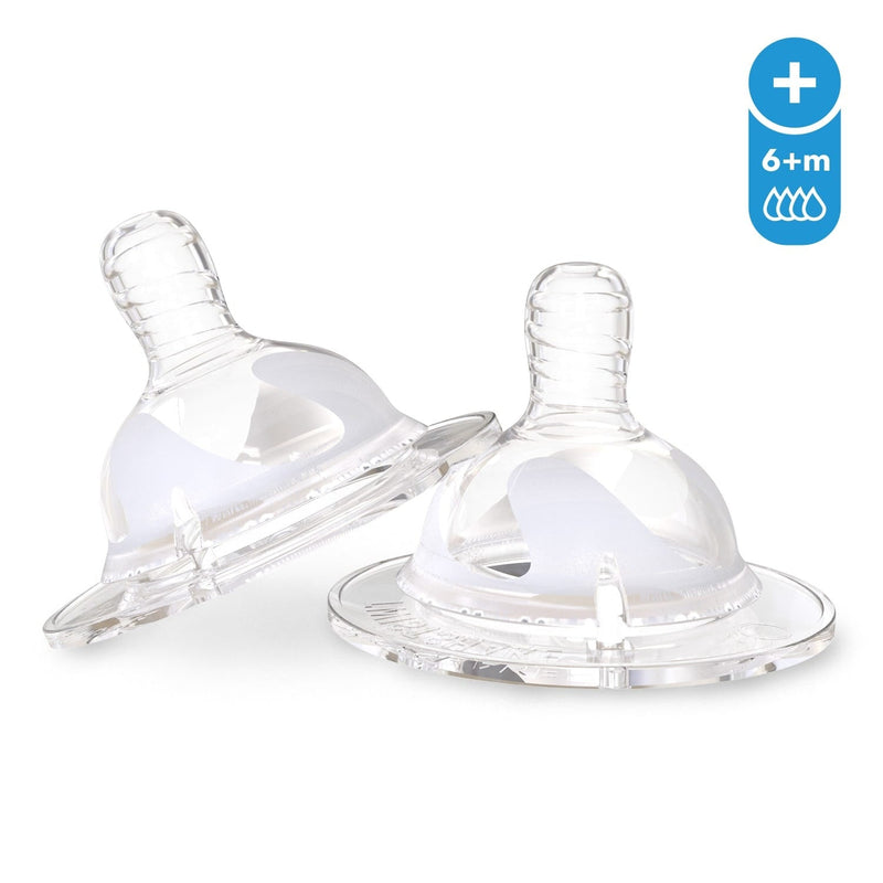 Twistshake Anti-Colic Teat Plus 6+ Months Fast Flow Silicone, 1 Piece