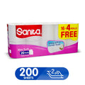 Sanita Toilet Club Extra Soft Embossed Toilet Tissue, 16+4 Rolls