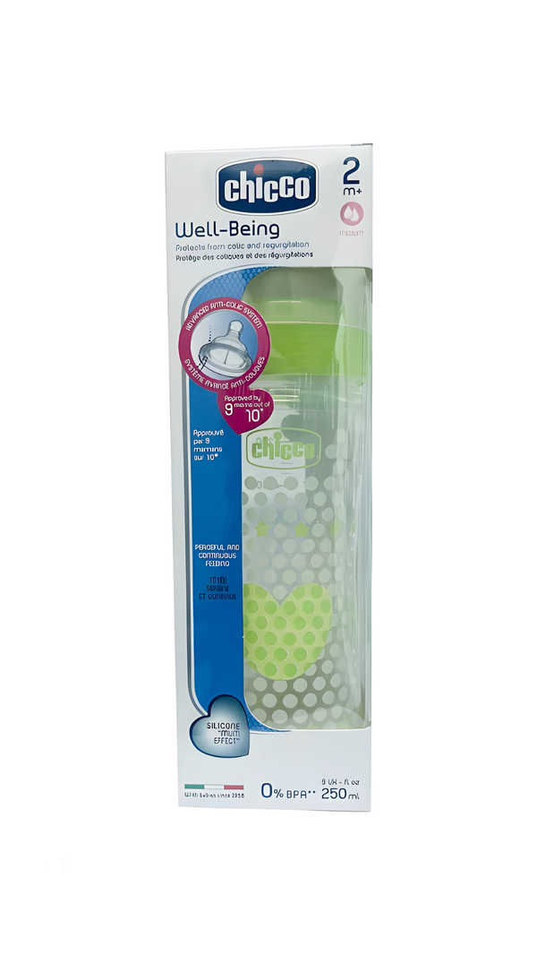 Chicco Baby Feeding Bottle Polypropylene Medium Flow Unisex 250 ml