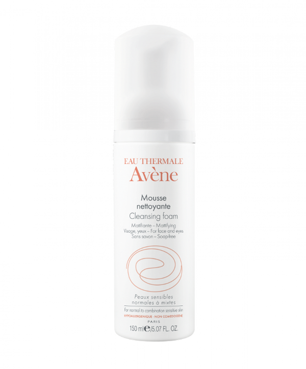 Avene Cleansing Foam Facial Cleanser Mattifying Glutamic Acid 150ml