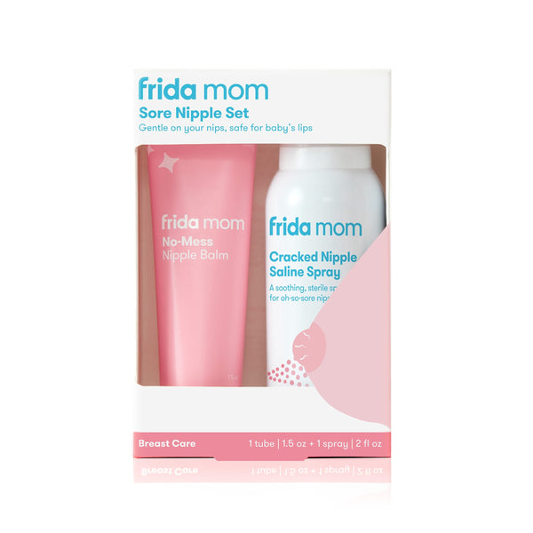 Frida Mom Sore Nipple Cream and Saline Set