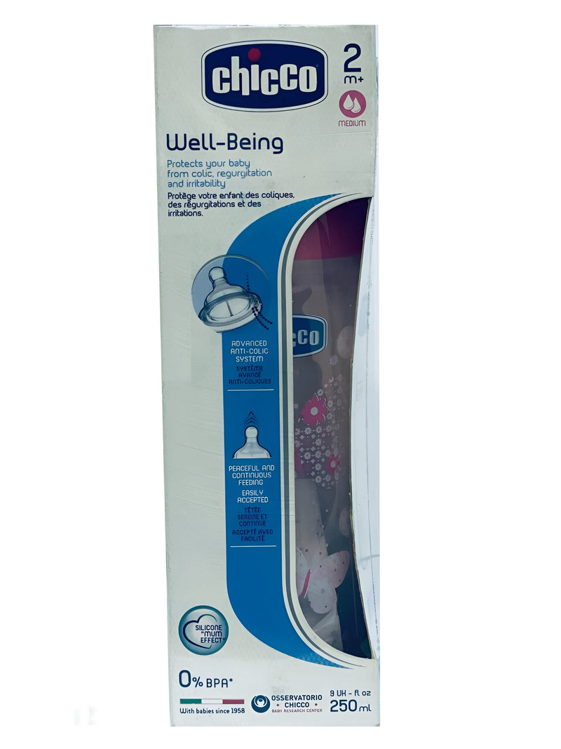 Chicco PP Baby Feeding Bottle Medium Flow 250 ml