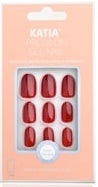Katia Gorgeous Press On Nails Shine Gel Dark Red 22