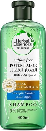 Herbal Potent Aloe Bamboo Strength Builder Shampoo 400ml