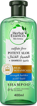 Herbal Potent Aloe Bamboo Strength Builder Shampoo 400ml