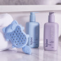 B.Box Baby Bath Brush and Sponge Soft Silicone Bristles with Suction Cup