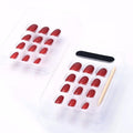 Katia Gorgeous Press On Nails Shine Dark Red