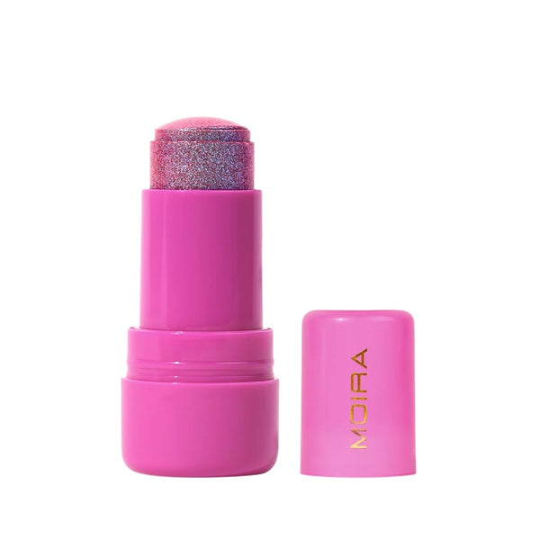 Moira Icy Glow Jelly Highlighter Stick Dewy Finish 006 Jamie Grip