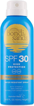 Bondi Sands SPF 30 Aerosol Mist Spray Fragrance Free 160 g