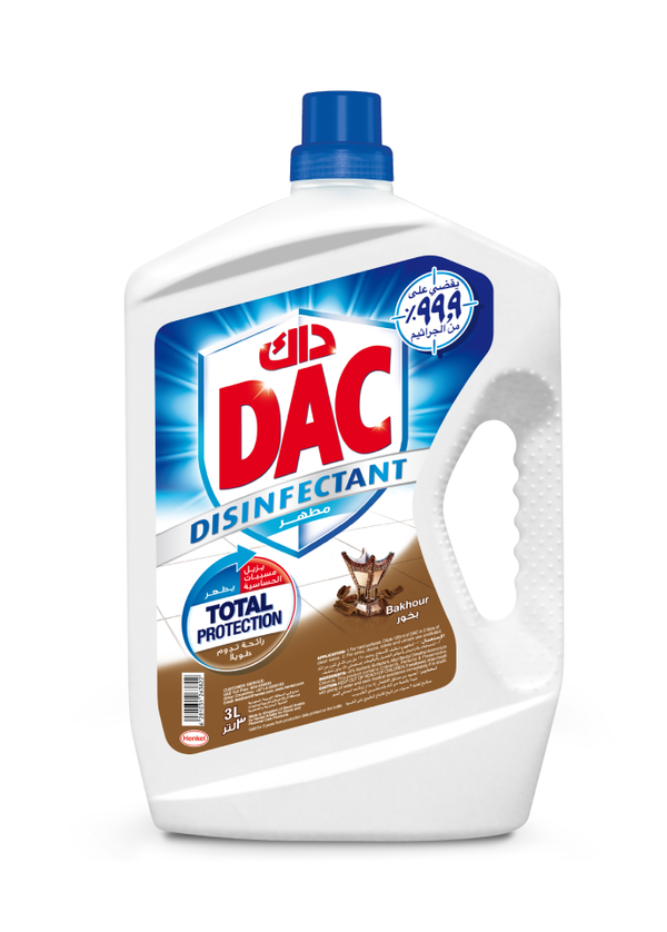 Dac Disinfectant Total Protection Liquid Bakhour Fragrance 3 L