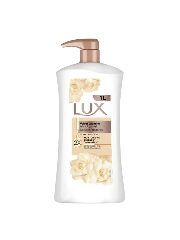 LUX Velvet Jasmine Body Wash with Hyaluronic Acid and Moisturizing Formula