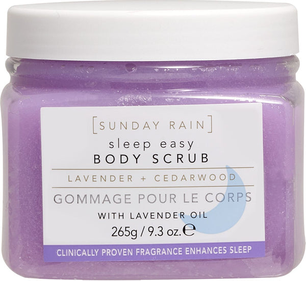 Sunday Rain Sleep Easy Body Scrub Whipped Sugar Formula Lavender Oil 265 g