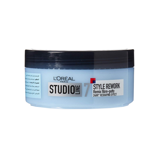 L'Oreal Paris Studio Line Style Rework Remix Fiber Hair Styling Cream Gel-Paste Natural Hold 150ml