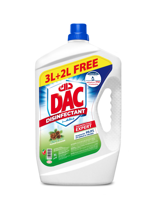 DAC Disinfectant Total Protection Pine Scent Liquid 5 L