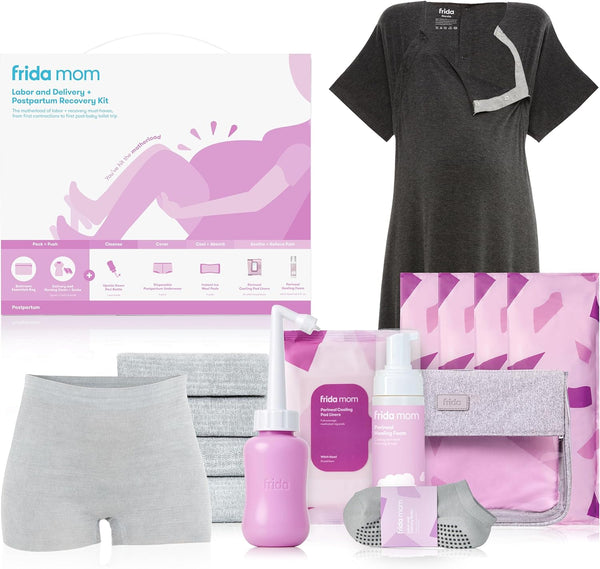 Frida Mom Delivery and Postpartum Hospital Kit, 15-Piece Set
