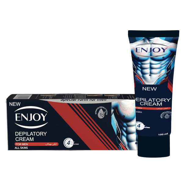 Enjoy Depilatory Cream for Men Hair Removal Moisturizing Formula 100 ml