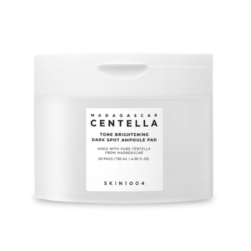 SKIN1004 Madagascar Centella Tone Brightening Ampoule Pads, Dark Spot Care, 60 Pads